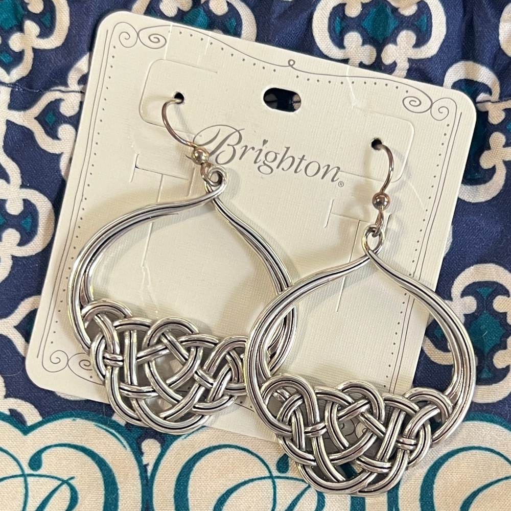 Brighton Silver, Drop French Wire Earrings
